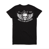 Womens tee - Hell for Leather Rocker Circle