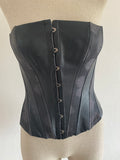 Leather and Fabric Corset