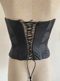 Leather and Fabric Corset